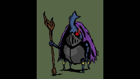 Simple beetle mage pixel art timelapse!