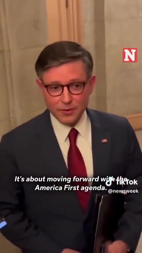 Mike Johnson is feeling confident