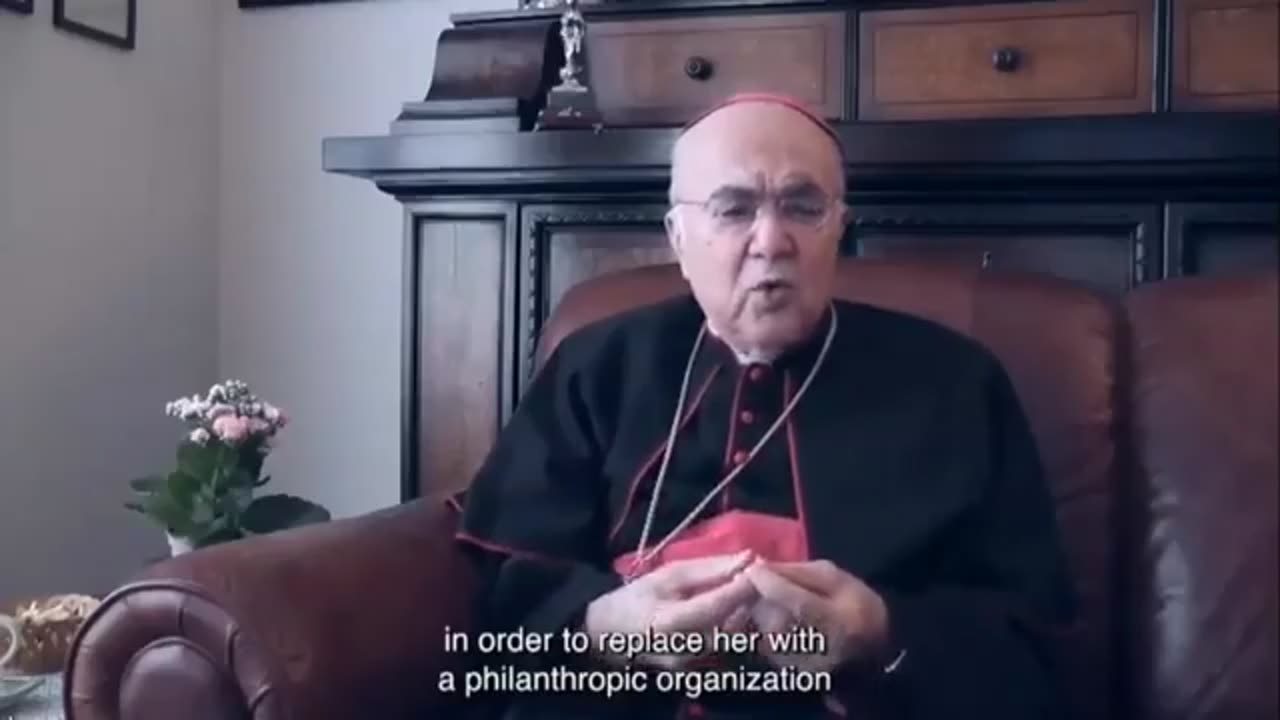 Archbishop Carlo Maria Viganò: Pope Francis Working With WEF To Destroy Christianity