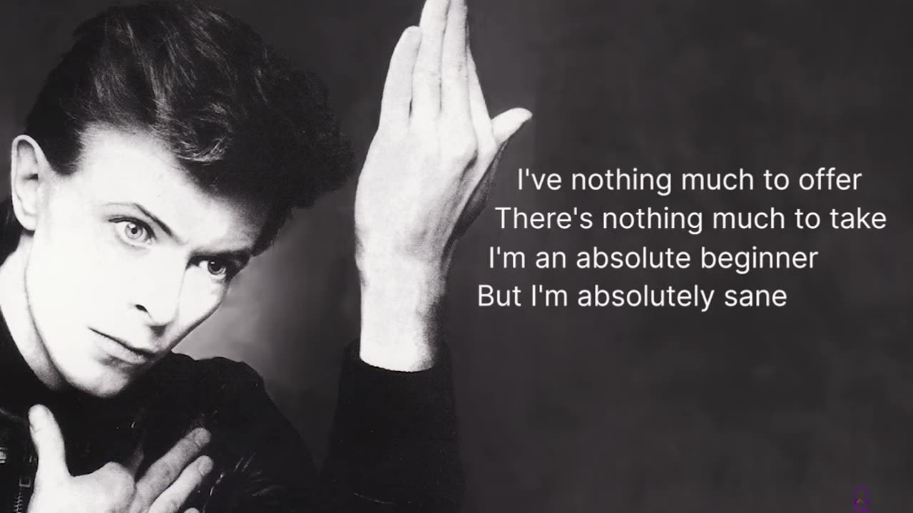 David Bowie - Absolute Beginners (1986)(lyric video)