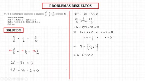 ASEUNI ANUAL 2021 | Semana 09 | Álgebra