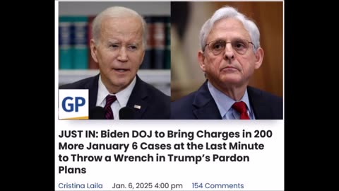 Biden DOJ to Bring Charges in 200 More January 6 Cases at the Last Minute...