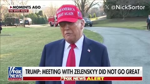 Trump latest statement SLAMMED Zelensky as he boarded Marine One heading to Mar-a-Lago