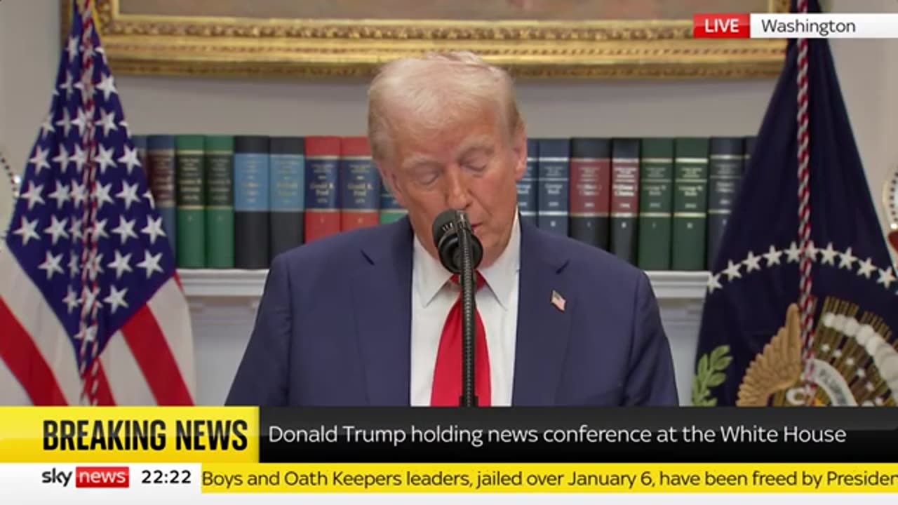 President Trump Press conference - New U.S. Infrastructure Investment Jan 21, 2025 news conference