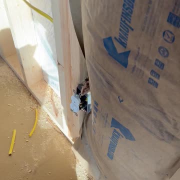 Started insulation in the big tiny house