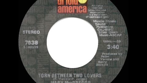 Mary MacGregor - Torn Between Two Lovers