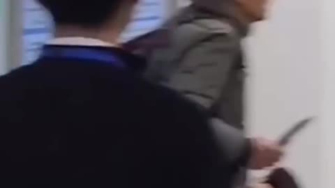 ‼️Almaty Airport Horror: Man Tries to Stab Woman, but a Hero Steps In!