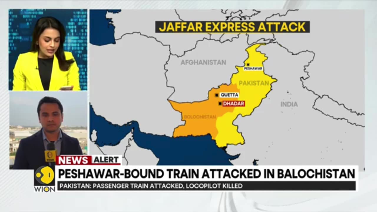 "Hostage Crisis in Pakistan: Militants Hijack Train with Hundreds Aboard"