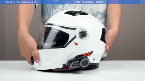 Fodsports FX7 Bluetooth Mesh Helmet Intercom Unboxing