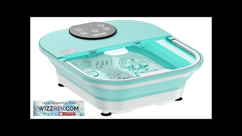 VEVOR Collapsible Foot Spa Bath Massager 95°F 118°F Pedicure Foot Bath Review