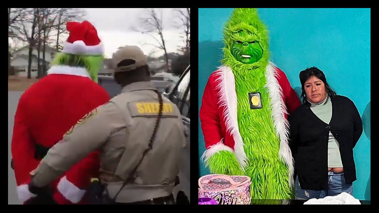 REDEMPTION: The Grinch Joins Drug Raid After Getting Arrested Several Times