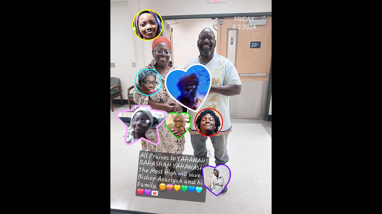 BLESSINGS TO BISHOP AZARIYAH AND HIS FAMILY AND ALL PRAISES TO YAHAWAH BAHASHAM YAHAWASHI