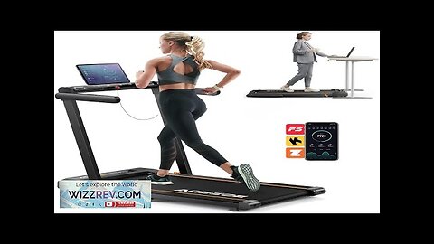 2 in 1 Foldable Treadmill for Home Treadmill with 12 HIIT Modes Review