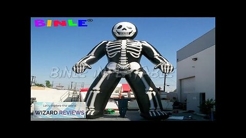 Giant 9mH halloween inflatable skeletonoutdoor Halloween decoration framework man model Review