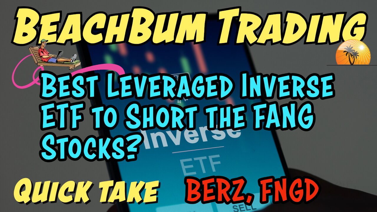 Best Leveraged Inverse ETF to Short the FANG Stocks? | BERZ | FNGD | Quick Take