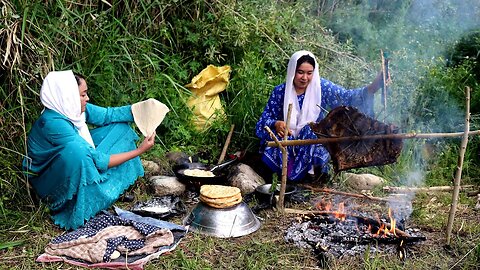 COOKING RURAL STYLE FOOD/ Daily Routine village Life in Afghanistan / Living in the village