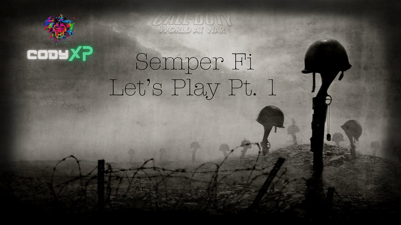 Call Of Duty: World At War Let's Play | Semper Fi (Mission 1)