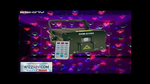 ESHINY 1W/1.5W Christmas Halloween Holiday Animation Patterns Stage Light RGB Laser Beam Review