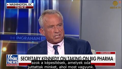 A Fox News interjújában Kennedy, az USA új Egészségügyi Minisztere leleplezi a régi rendszert