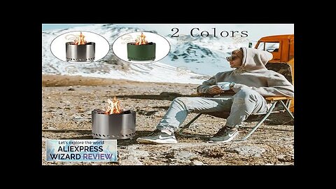 Portable Stainless Steel Burner Heater Mini Fire Wood Stove Bonfire Furnace Outdoor Review