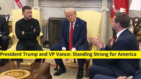 President Trump and VP Vance: Standing Strong for America