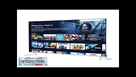 60/70/80/90 Inch 4K Smart Google TV UHD QLED wifi led television TV Review