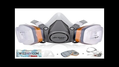 AirGearPro M-500 Reusable Respirator Mask with A1P2 Filters Anti-Gas Anti-Dust Review