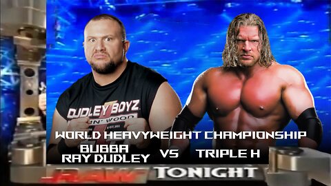 Bubba Ray Dudley vs Triple H - World Heavyweight Championship Match (Full Match)