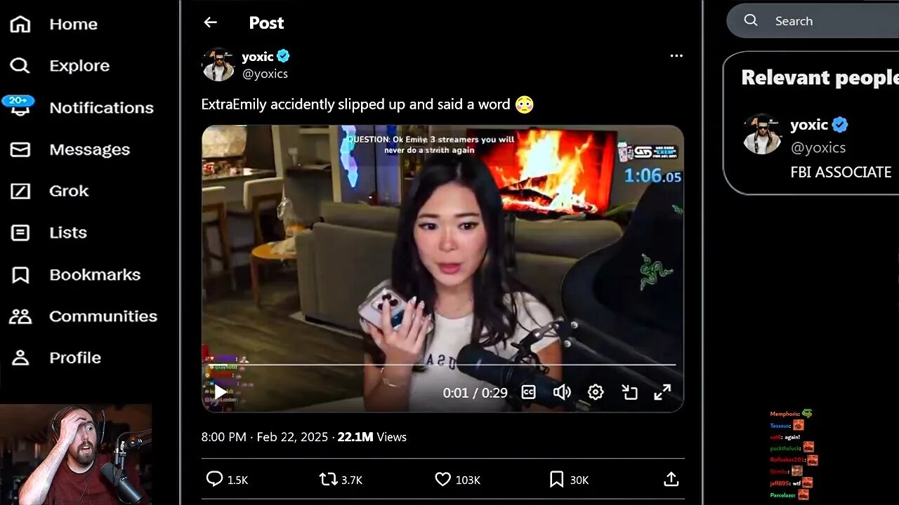 She just got cancelled..