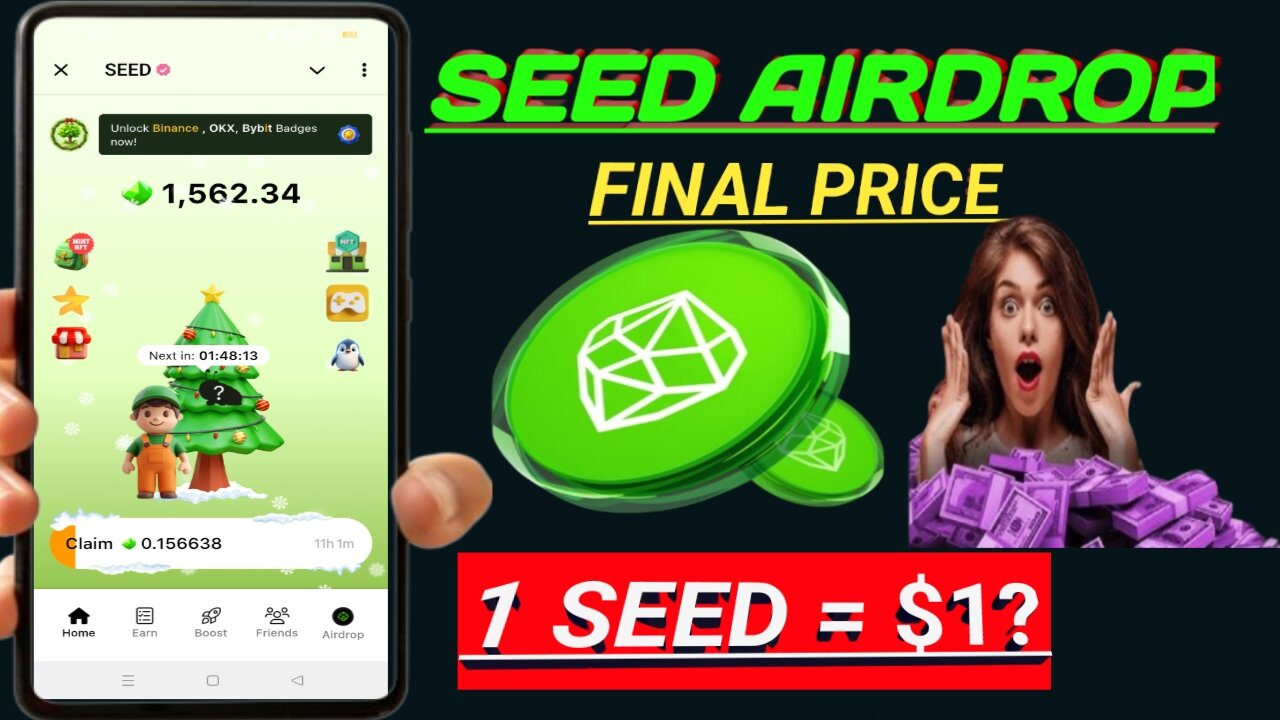 seed coin listing date and price prediction.