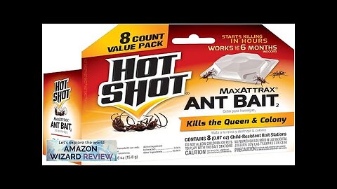 Hot Shot Ant Bait Kills the Queen and Colony Works for 6 Review