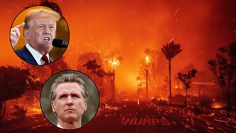 TRUMP BLAMES GAVIN NEWSOM FOR FIRES IN CALIFORNIA, LGBT FIRE CHIEF LA IS WOKE