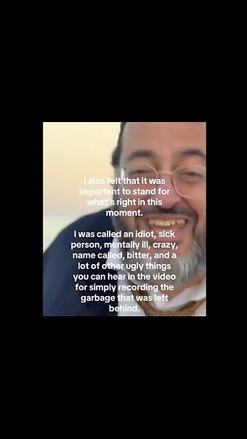 Jewish man calls lady an ANTISEMITE because she was filming the Garbage he left on the beach. They’re ALWAYS the VICTIM.