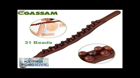 Guasha Wood Stick Tools Wooden Therapy Scraping Lymphatic Drainage Massager Double Row Review