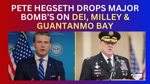 PETE HEGSETH DROPS MAJOR BOMB’S ON DEI, MILLEY & GUANTANMO BAY