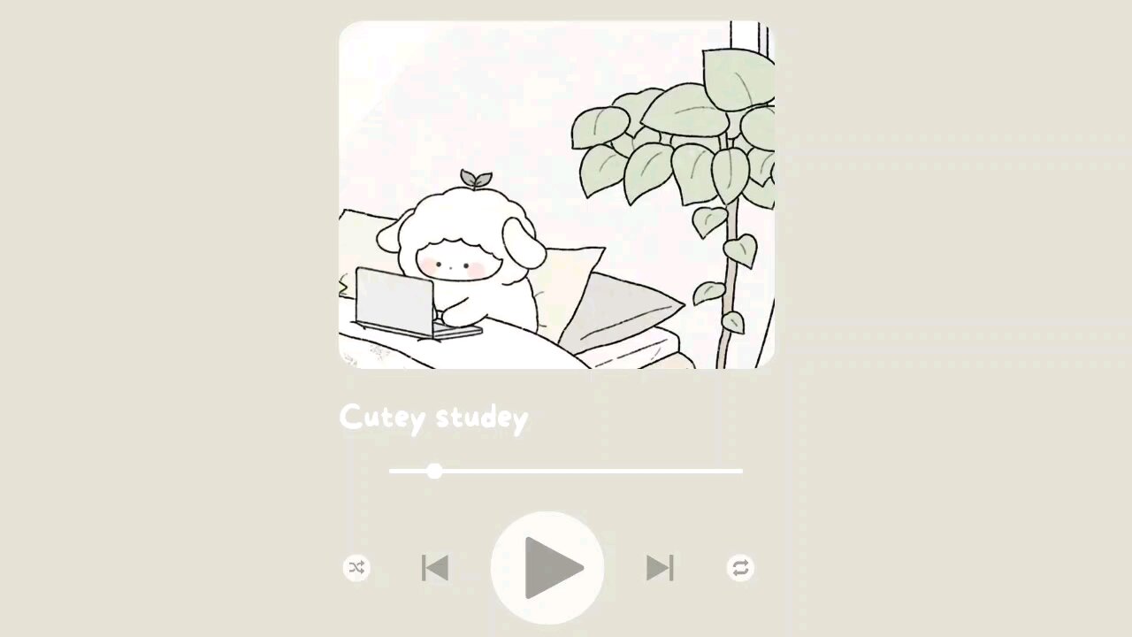 Cute playlsit|cutey studey ☁️🌱