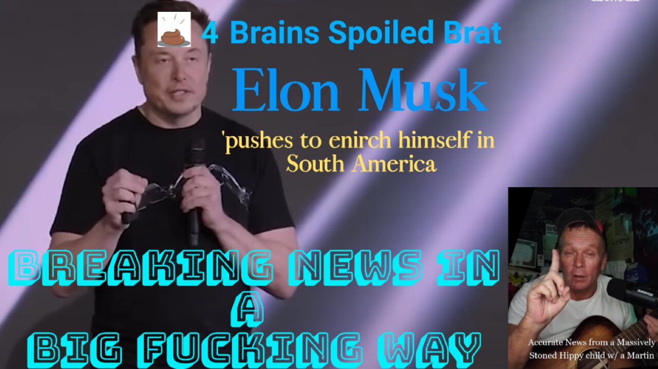 BREAKING: President Musk & his Faithful Companion Trumpo are South America Bound!