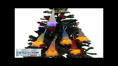 Christmas Ornaments Christmas Gnome Decorations Handmade Tomte Swedish Gnome With LED Light Review