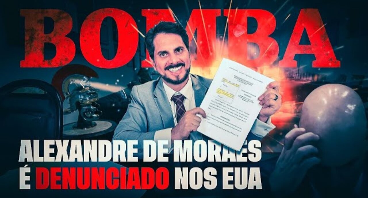 💣 :Alexandre de Moraes É DENUNCIADO nos EUA por CENSURA e ABUSO de PODER!