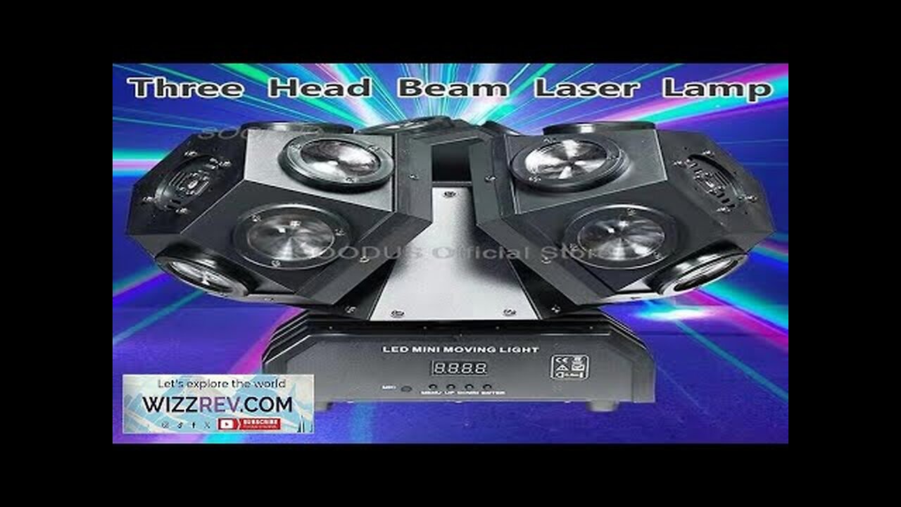 DMX 220W LED Moving Head Light Disco Ball Beam Party Lighting Review