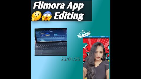 First time Laptop 💻 Editing