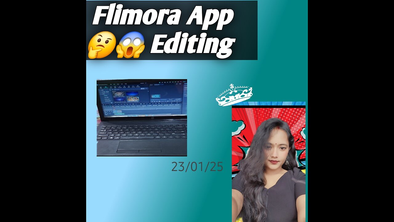 First time Laptop 💻 Editing