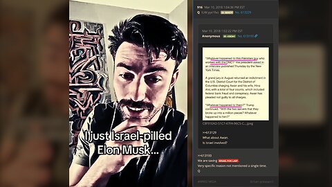 Ian Carroll: I Just Israel-Pilled Elon Musk 🎯