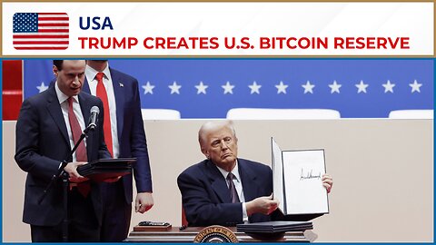 Trump Signs Executive Order for US Strategic Bitcoin Reserve | USA | Crypto News