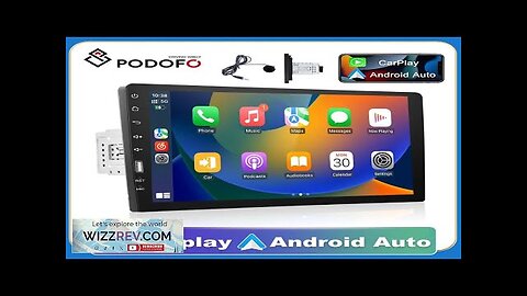 Podofo 1 din Car Radio HD Autoradio Multimedia Player Touch Screen Car Review