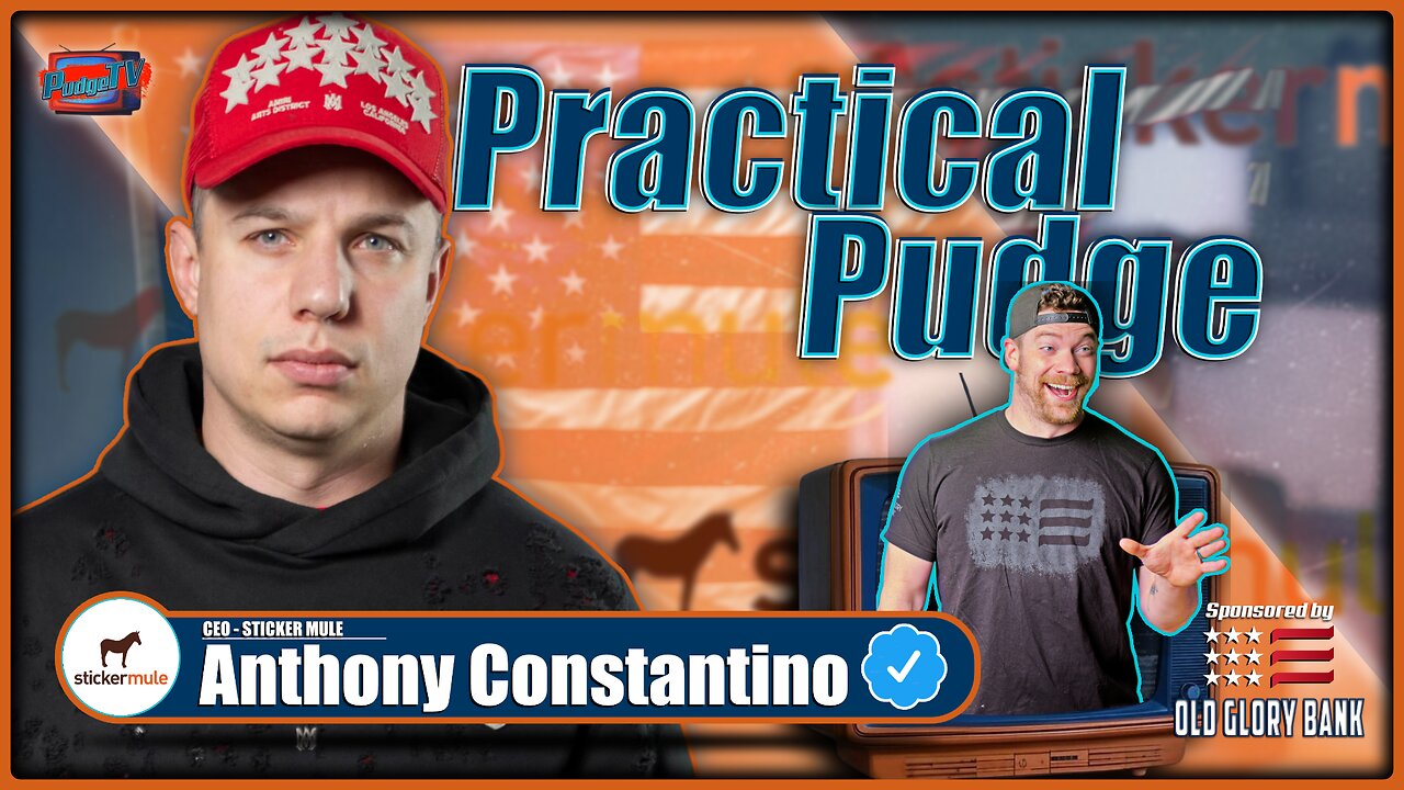 🟡 Practical Pudge Ep 52 | Sticker Mule CEO & Future NY Congressman - Anthony Constantino