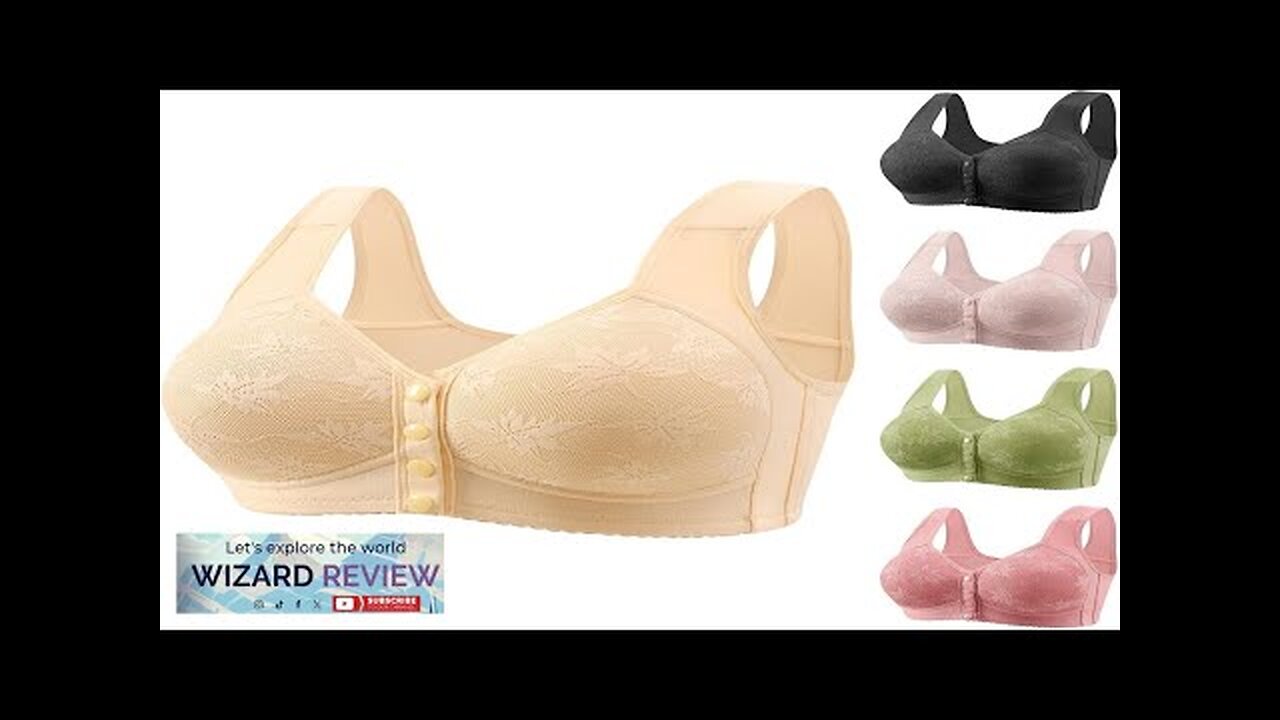 Daisy Bras for Older Women Front Closure Bras Push Up Bra No Review