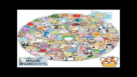 600 PCS Cute Stickers for kids Water Bottle Stickers Waterproof Vinyl Stickers Review