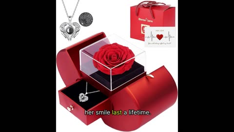 Preserved Real Rose Gifts for Women - A Perfect New Year Gift for Her