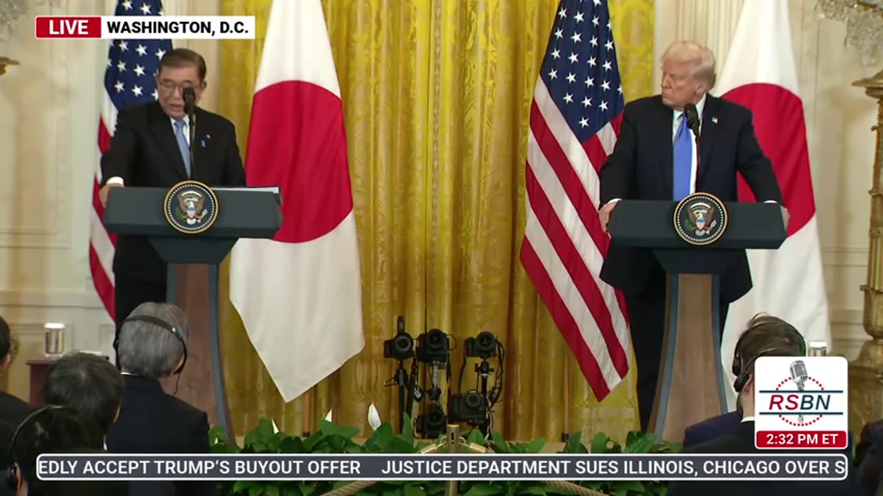 WATCH: President Trump Meets With Japanese Prime Minister Ishiba - 2/7/2025